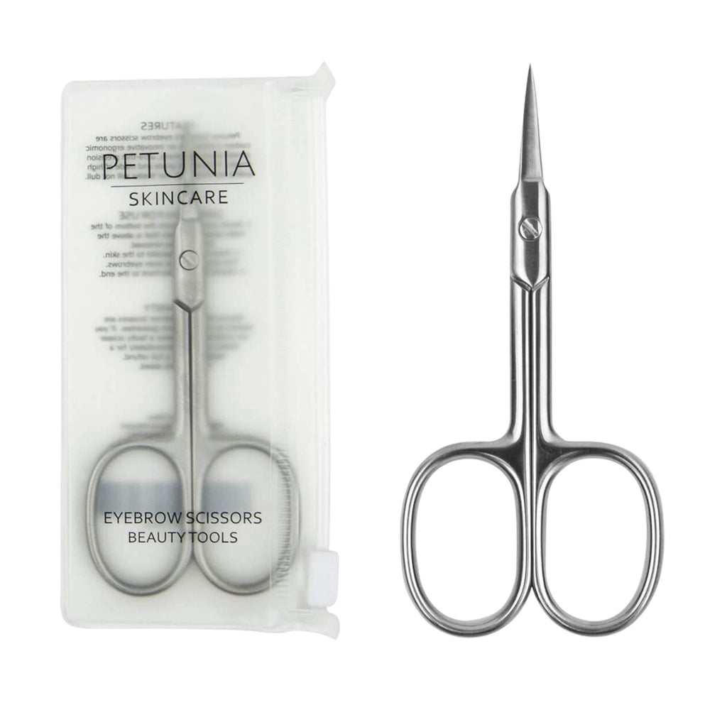 [Australia] - Stainless Steel Straight Beauty Scissors for Facial Hair, Manicure, Nail, Moustache, Eyebrow, Eyelash, Nose, Ear, Cuticle and Dry Skin Grooming Kit, Men and Women 