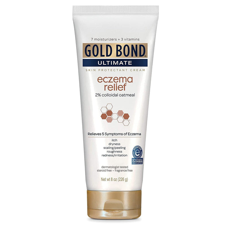 [Australia] - Gold Bond Ultimate Eczema Relief Skin Therapy Cream 8 oz Pack of 2 