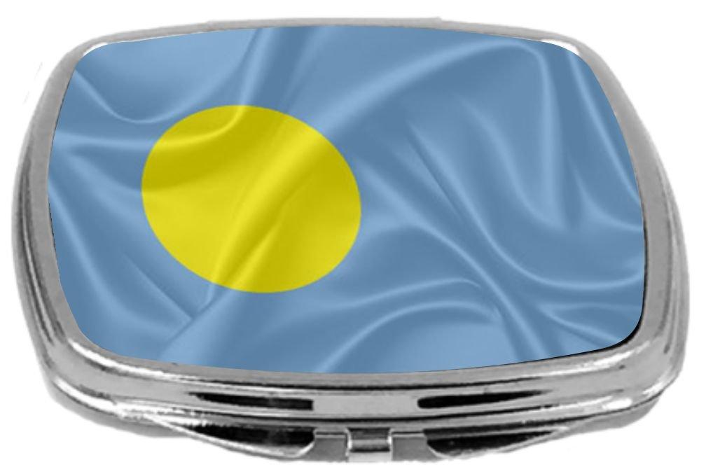 [Australia] - Rikki Knight Flag Design Compact Mirror, Palau, 3 Ounce 