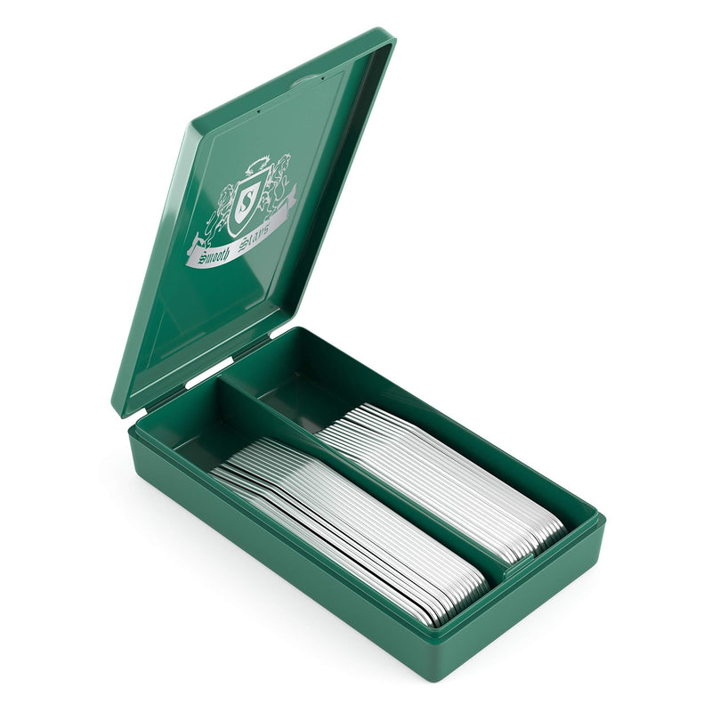 [Australia] - 36 Premium Metal Collar Stays in a Plastic Box, Order the Sizes You Need 6 - 2.2", 12 - 2.35", 12 - 2.5", 6 - 2.75" 