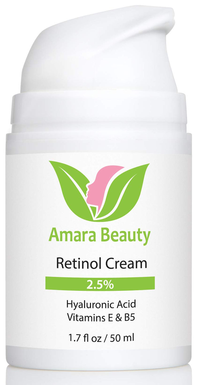 [Australia] - Retinol Cream for Face 2.5% with Hyaluronic Acid & Vitamins E & B5, 1.7 fl. oz. 