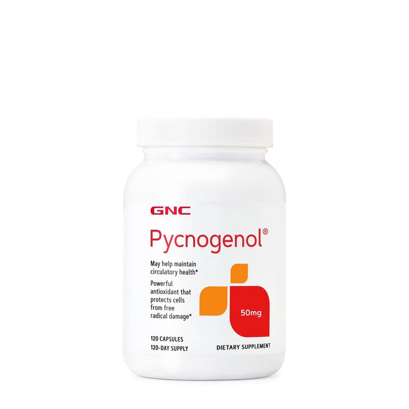 [Australia] - GNC Pycnogenol 50mg, 120 Capsules, Maintains Circulatory Health 