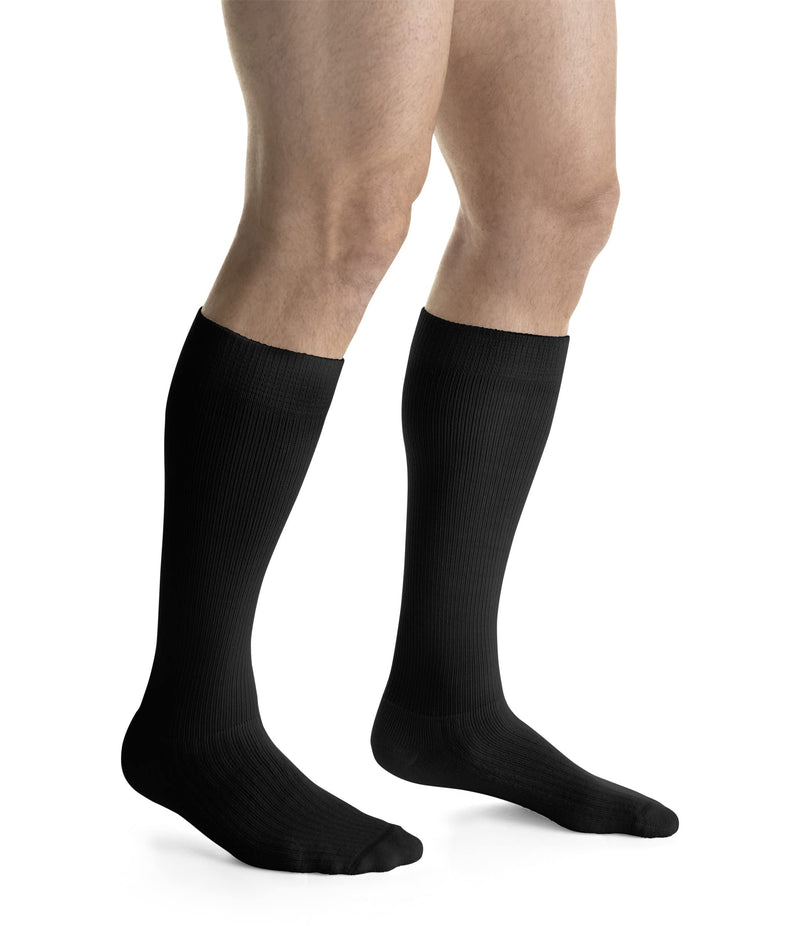 [Australia] - JOBST Activewear Compression Socks, 15-20 mmHg, Knee High, X-Large Full Calf, Cool Black - 110532 