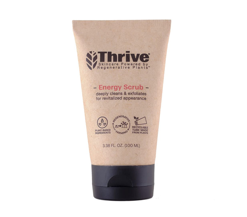 [Australia] - THRIVE Natural Face Scrub for Men & Women – Exfoliating Face Wash with Anti-Oxidants Improves Skin Texture, Unclogs Pores & Helps Prevent Ingrown Hairs – Made In USA – Vegan Natural Facial Scrub Exfoliator 1 Unit 