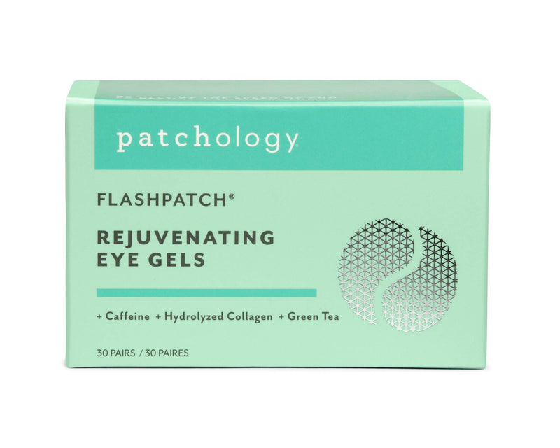 [Australia] - Patchology Rejuvenating Under Eye Gels - Hydrating Eye Mask w/Caffeine & Collagen - Under Eye Patches For Dark Circles - Puffy Eyes Care, minimize Puffiness & Wrinkles Reducer (30 Pairs) 