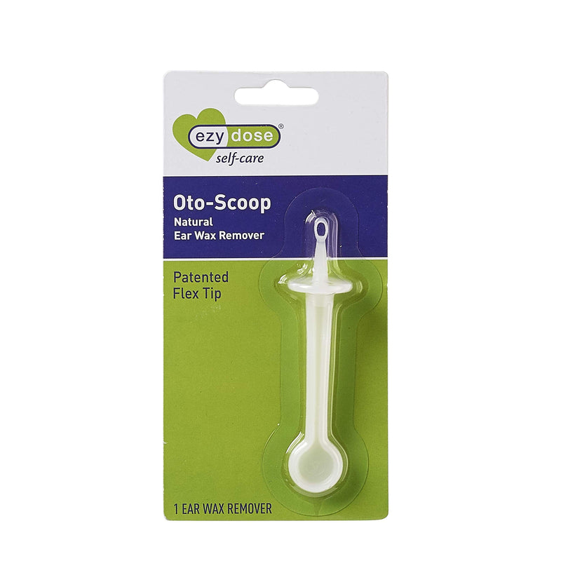 [Australia] - EZY DOSE Ear and Ear Wax Cleaner for Humans, Oto-Scoop with Flexible Tip, Safe and Easy to use, white 