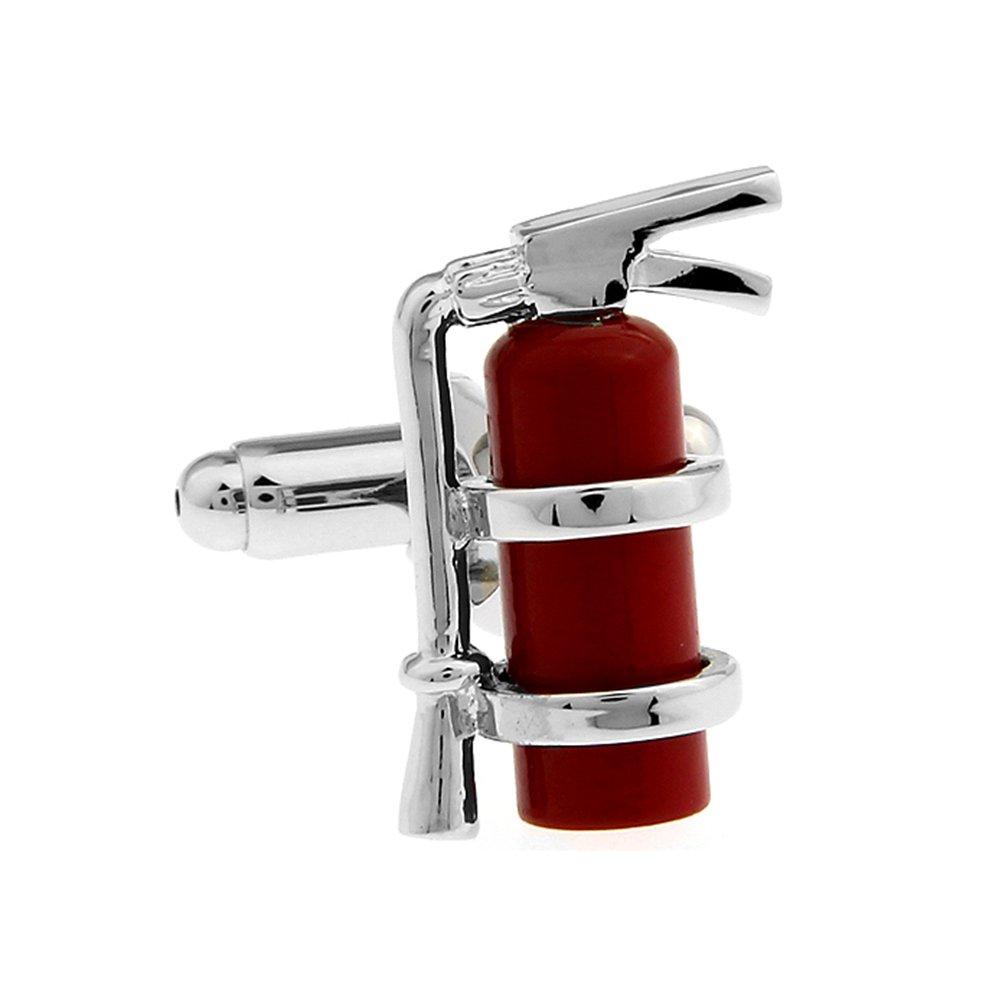 [Australia] - Fire Extinguisher Cufflinks Fire Fighter Cuff Links 