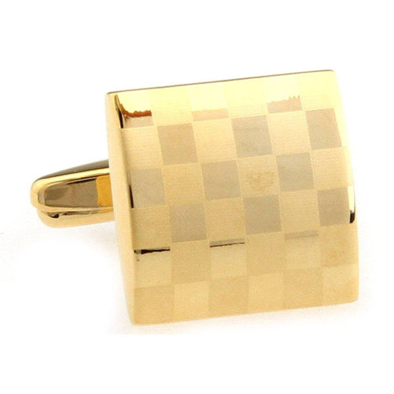 [Australia] - Mens Cufflinks Laser Classic Square Luxury Wedding Business Gift Cuff Links Style1 