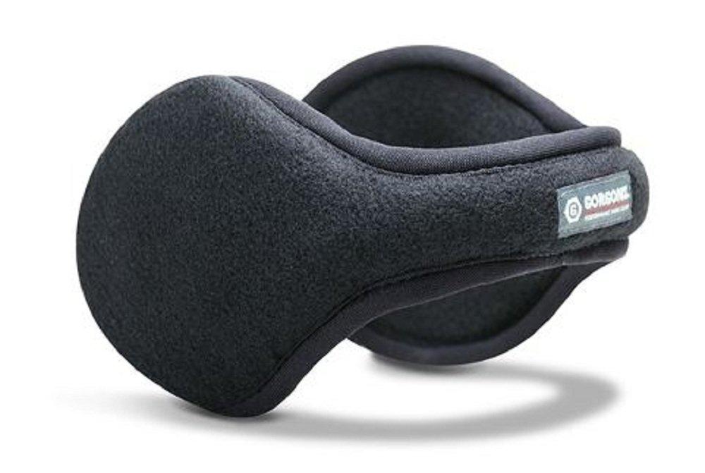 [Australia] - Gorgonz By 180s Men's Performance Work Gear Basic Fleece Ear Warmers Black 