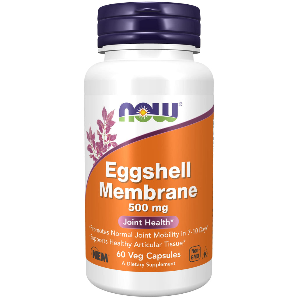 [Australia] - NOW Supplements, Eggshell Membrane (A Unique Biological Matrix Composed of Major Joint Constituents) 500 mg, 60 Veg Capsules 