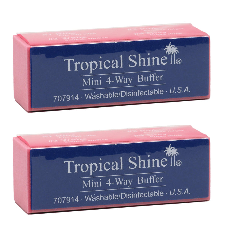 [Australia] - Tropical Shine Mini 4-Way Nail Buffer Block 2 piece 