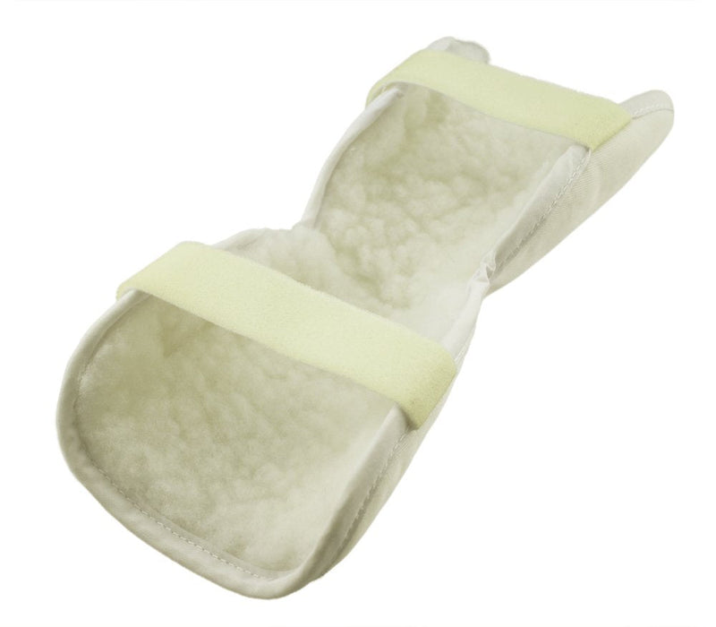 [Australia] - ObboMed® MB-1960N Medical Adjustable Elbow Cushioned Support for Adults, Arm Protection Pad Brace/Splint, White, 4.5”*10” with Straps Fitting arm Circumference up to 14”, 1 Pair 