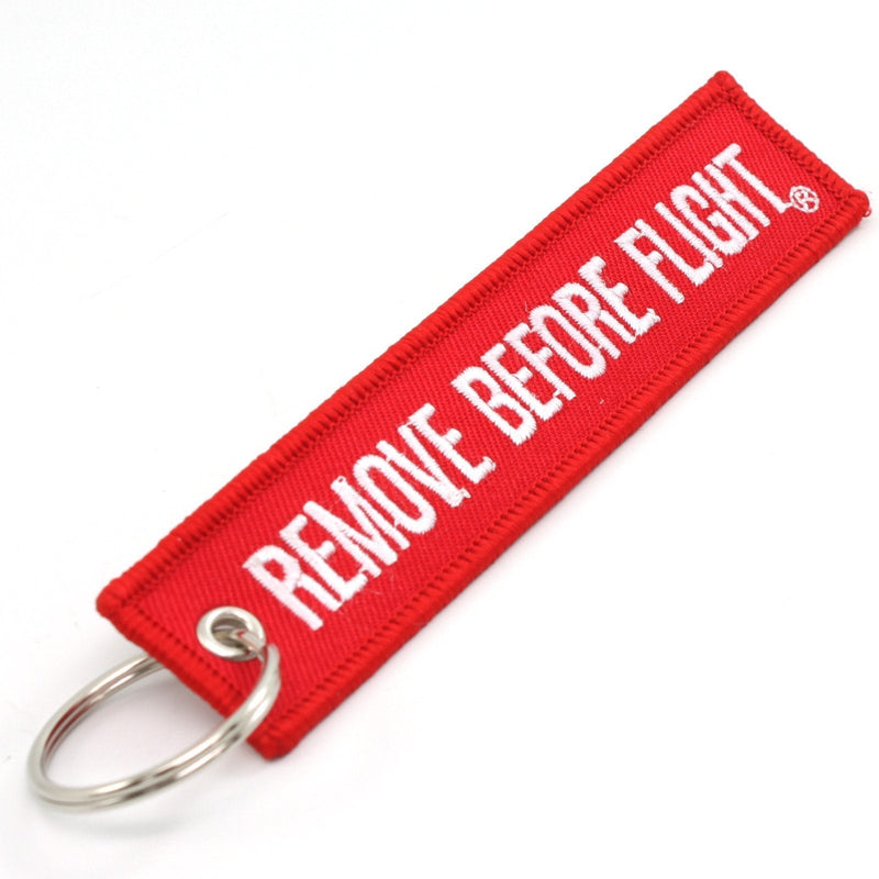 [Australia] - Remove Before Flight Key Chain - Red/White 1pc by Rotary13B1 