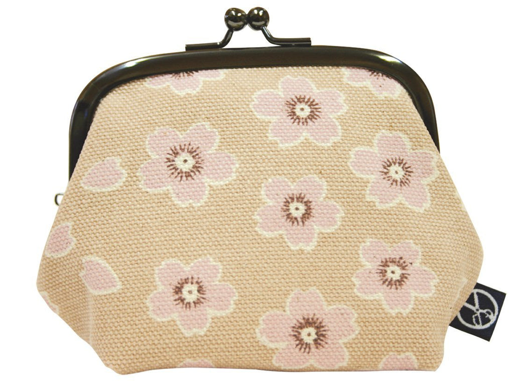 [Australia] - Japanese Pattern Multipurpose Pouch L5.1"xW2.4"xH3.9" For Phone Accessories/Cosmetic, Cherry Blossom 