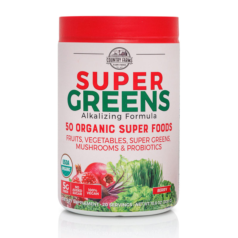 [Australia] - Country Farms Super Green Drink, Berry Flavor, 10.6 Ounce 