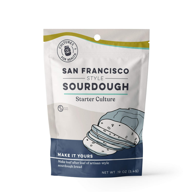[Australia] - Cultures for Health San Francisco Sourdough Style Starter Culture | Homemade Artisan Bread | Heirloom, non-GMO | Live Culture Bread Mix | Easy to Follow Recipe 