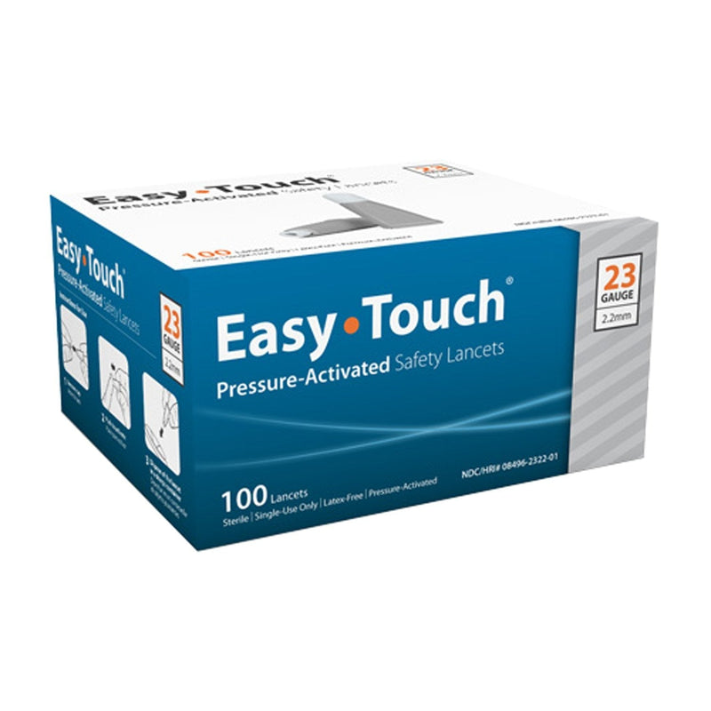 [Australia] - EasyTouch Pressure Activated Safety Lancets 23 gauge - 100 ea. Model 823221 