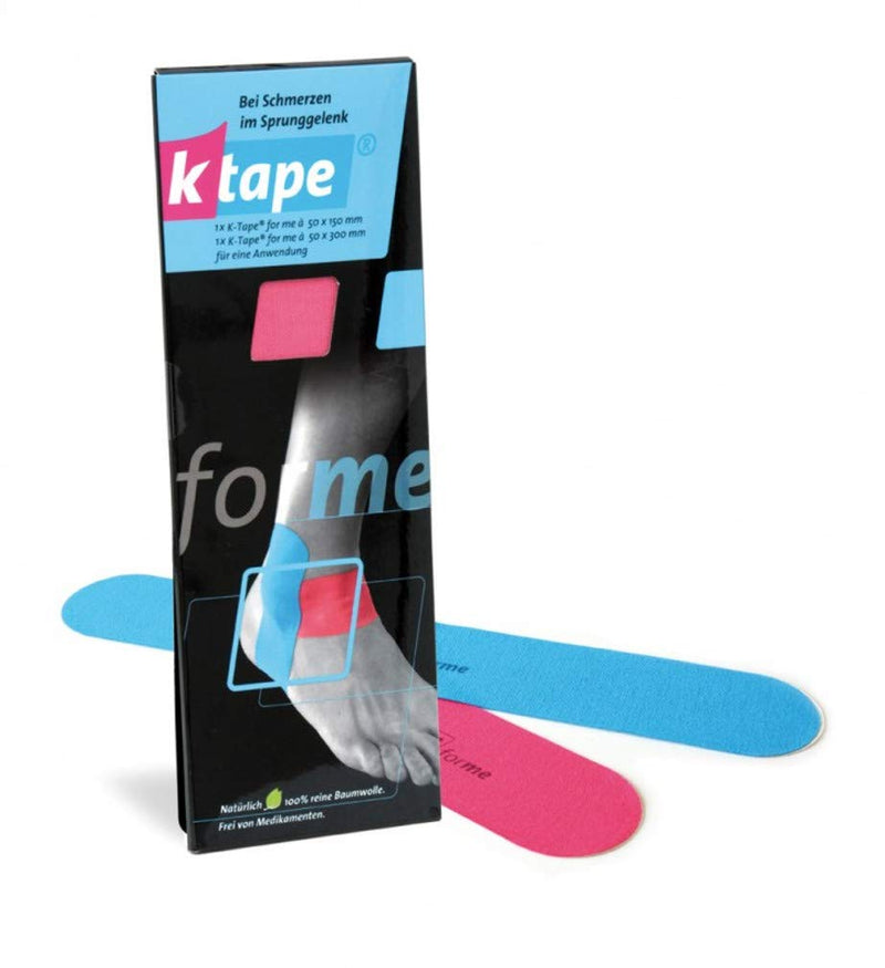 [Australia] - K-Tape for me Ankle, Precut Kinesiology Tape: cotton and long lasting Physiobond adhesive 