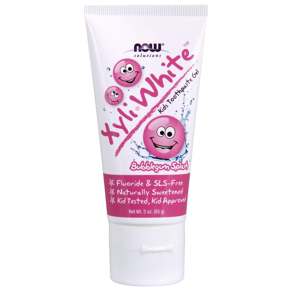 [Australia] - NOW Solutions, Xyliwhite™ Toothpaste Gel for Kids, Bubblegum Splash Flavor, Kid Approved! 3-Ounce, packaging may vary 