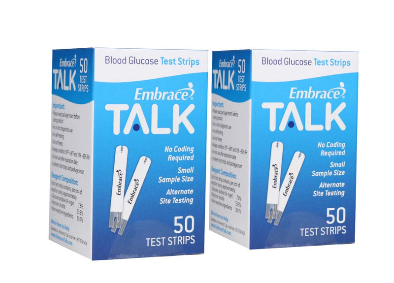 [Australia] - Omnis Health Embrace Blood Glucose Test Strips 100ct 