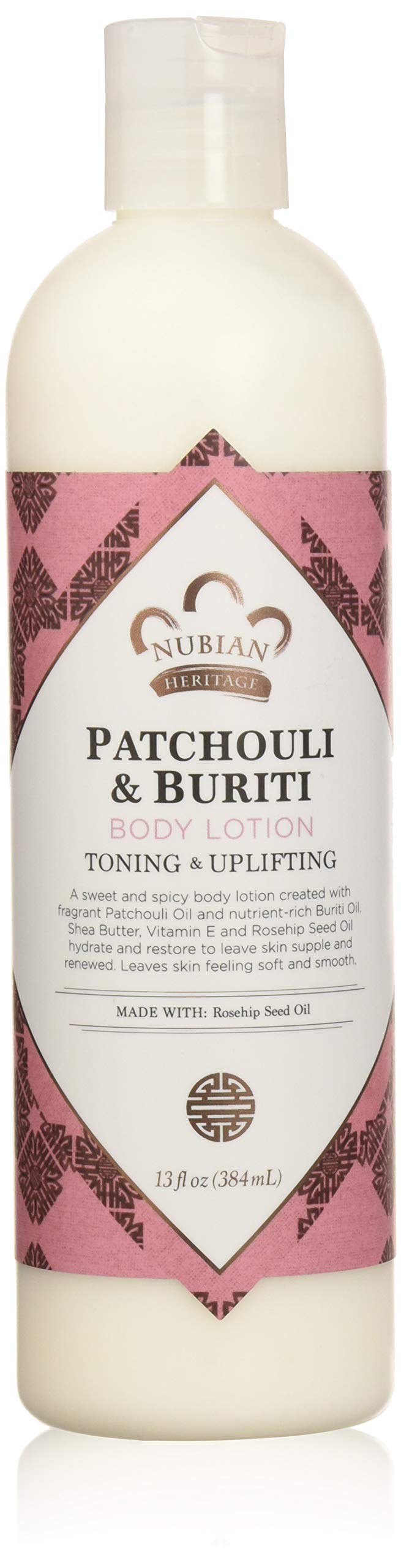 [Australia] - Nubian Heritage Body Lotion with Shea Butter and Rose Hips Lotion PATCHOULI & BURITI,13 fl oz 