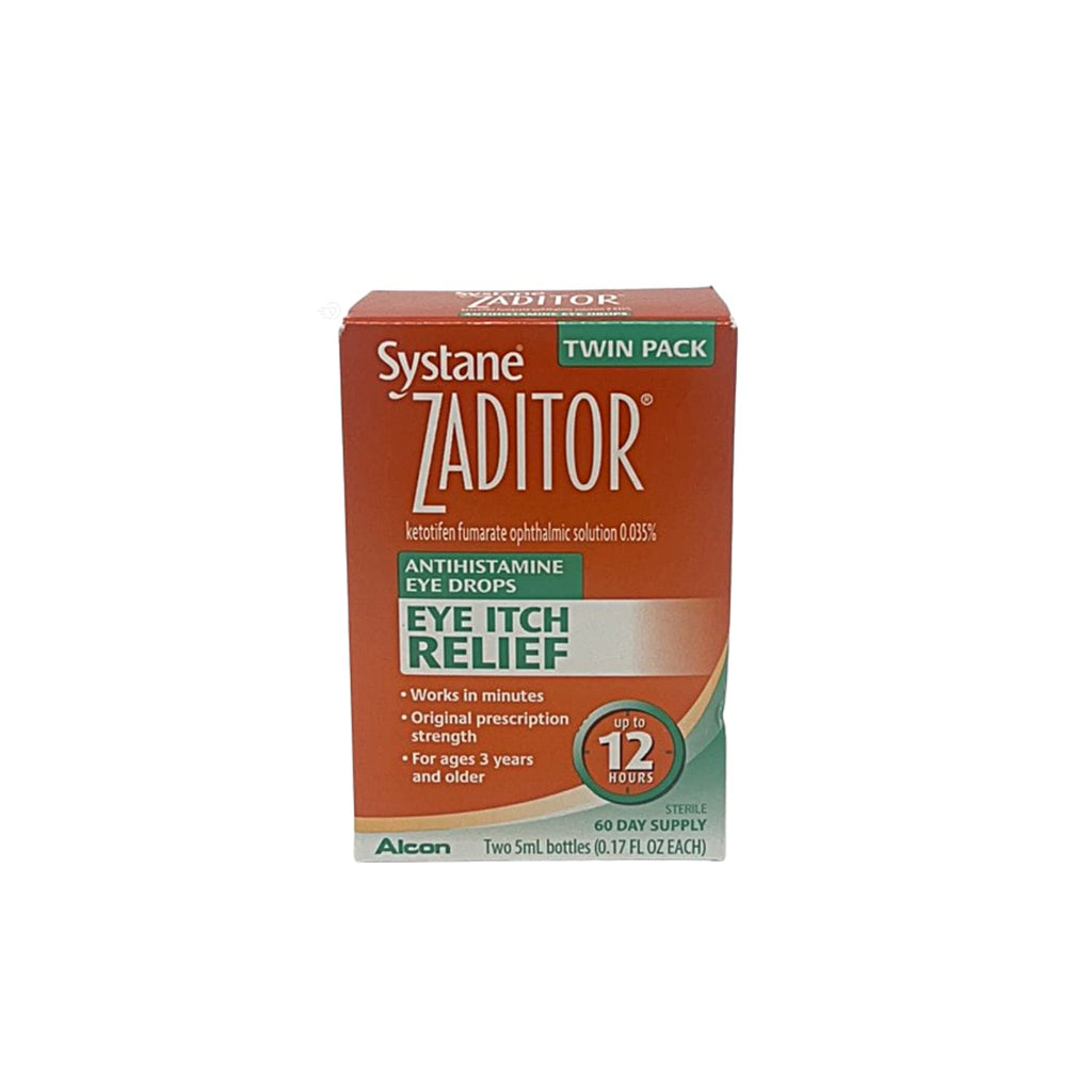 [Australia] - Zaditor Antihistamine Eye Drops Twin Pack 0.34 Fl oz 