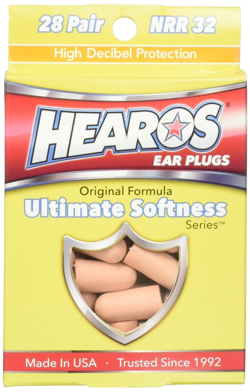 [Australia] - HEAROS Ultimate Softness Series Ear Plugs 28 Pair 