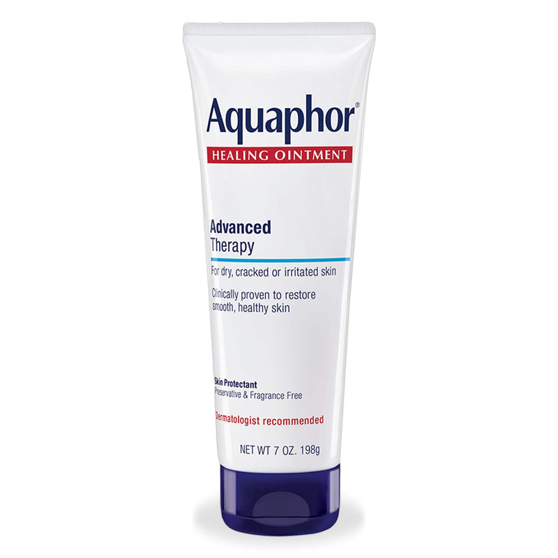 [Australia] - Aquaphor Healing Ointment Advanced Therapy Skin Protectant, Dry Skin Body Moisturizer, 7 Oz Tube 