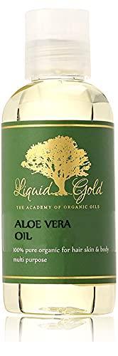 [Australia] - 4 oz Premium Organic Aloe Vera Oil Pure Health Hair Skin Care Moisturizing 