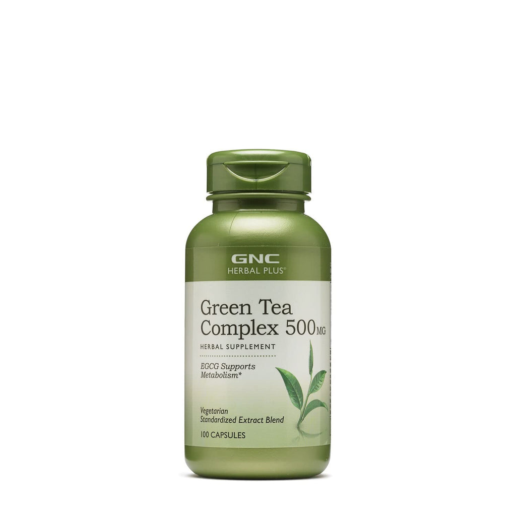 [Australia] - GNC Herbal Plus Green Tea Complex 500mg, 100 Capsules, Metabolism Support 