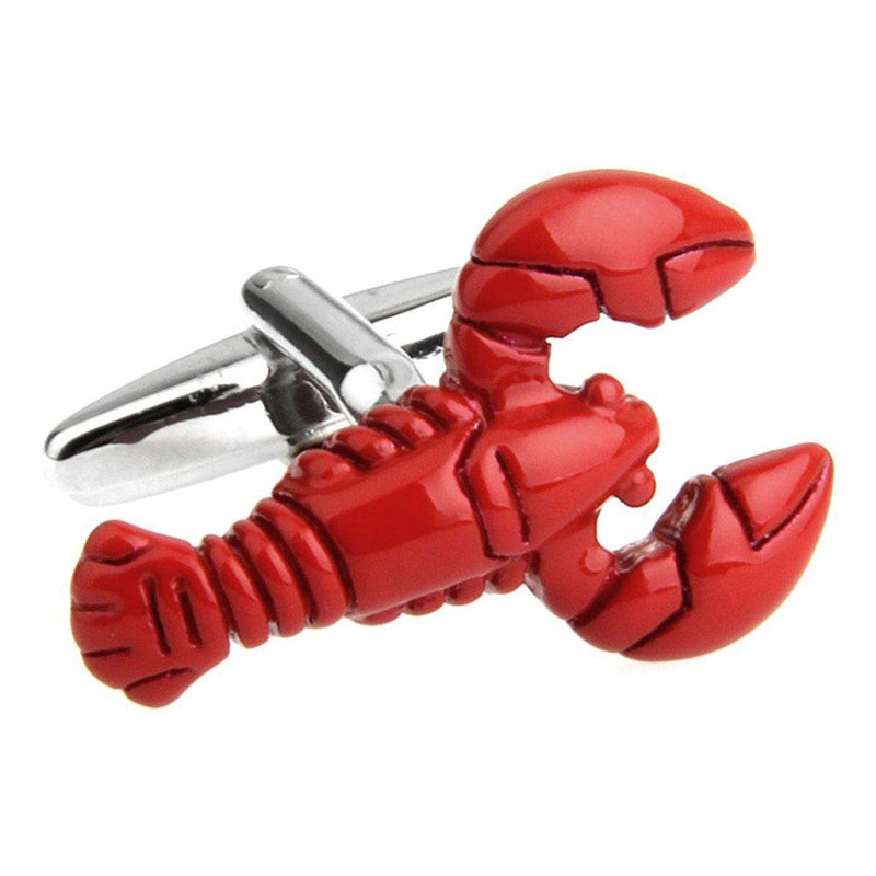 [Australia] - Lobster Cufflink Seafood Creature Sea Marine Life Red Fish 