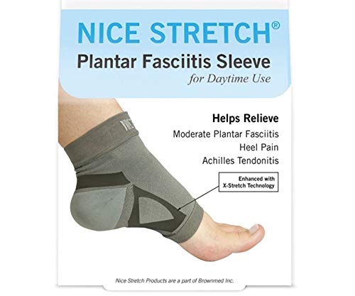 [Australia] - Nice Stretch Plantar Fasciitis Sleeve – Help with Plantar Fasciitis, Heel Pain and Achilles Tendonitis Small/Medium Small/Medium (1 Count) 