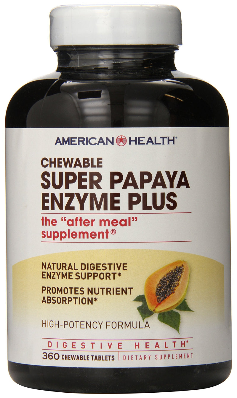 [Australia] - American Health Multi-Enzyme Plus, Super Papaya, 360 Count 