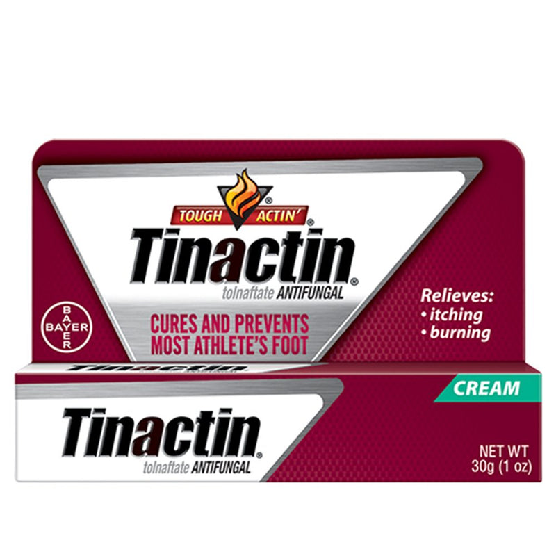 [Australia] - Tinactin Athlete's Foot Cream, Tolnaftate 1%, Antifungal, AF Treatment, Proven Clinically Effective on Most Athlete’s Foot and Ringworm, Cream, 1 Ounce, 30 Grams, Tube 