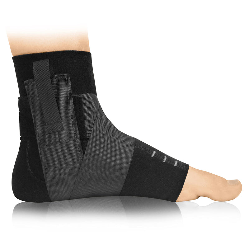 [Australia] - Premium Compression Ankle Brace with Gel - Swelling Control, Pain Relief, and Stabilization after Injury (M - L) - by BioSkin M - L 