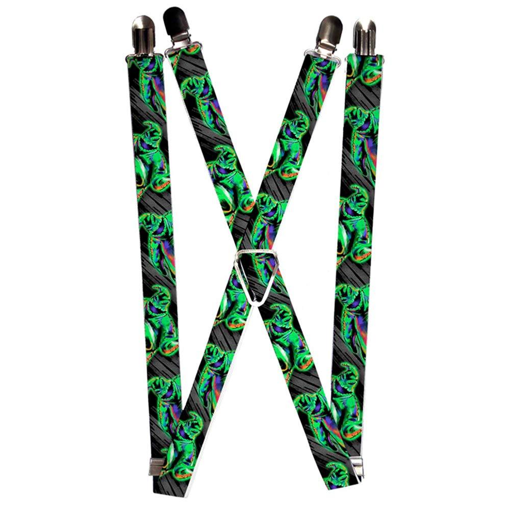 [Australia] - Buckle-Down mens Buckle-down - Nightmare Before Christmas Suspenders, Multicolor, 3.5 x 2.5 US 