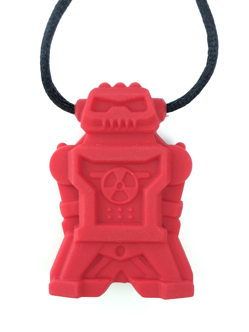 [Australia] - chubuddy Robot Chewy Robotz - Red, Non-Toxic, for Light Chewers (Chew Factor 1.5) 