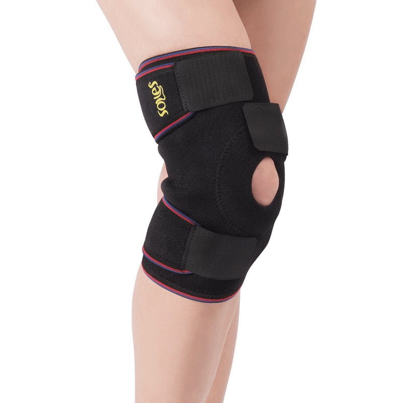 [Australia] - Knee Brace with Patella Protector by Soles - Award Winning Adjustable Fit & Maximized Durability - Comfortable, Made of Breathable Neoprene - Sweat Free Compression Brace for Daily Comfort 4.23 