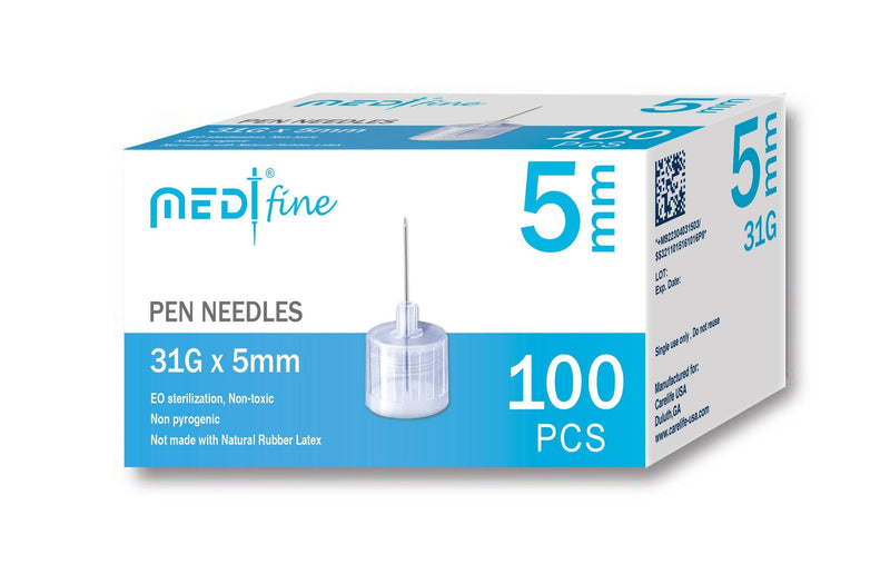 [Australia] - MedtFine Insulin Pen Needles (31G 5mm) 