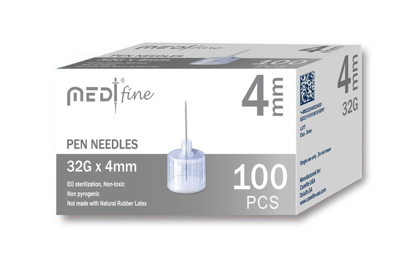 [Australia] - MedtFine Insulin Pen Needles (32G 4mm) 