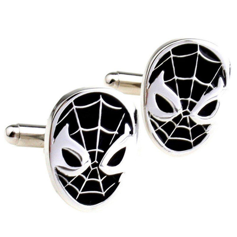 [Australia] - SS Men's Button Up Metal Cuff Links 06 Black 