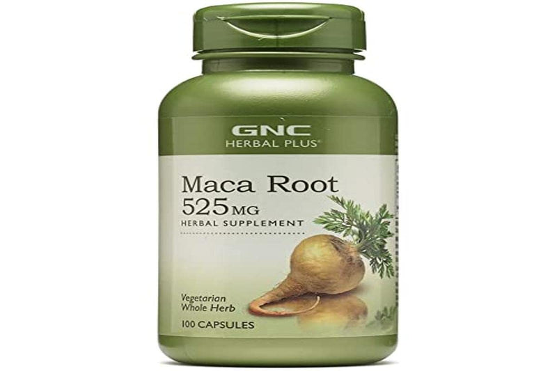 [Australia] - GNC Herbal Plus Maca Root 525mg, 100 Capsules, Supports Vitality 