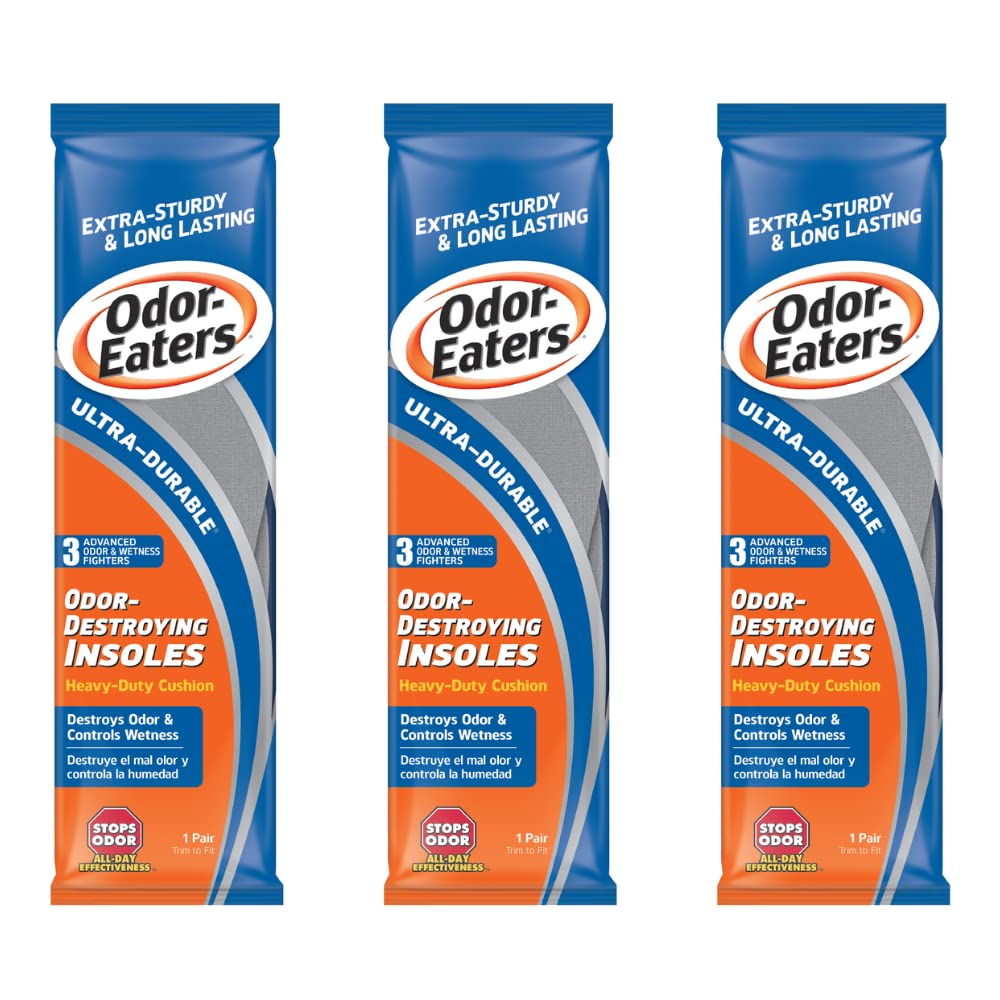 [Australia] - Odor Eaters Insoles Ultra-Durable (3 Pack) 3 Pair (Pack of 6) 