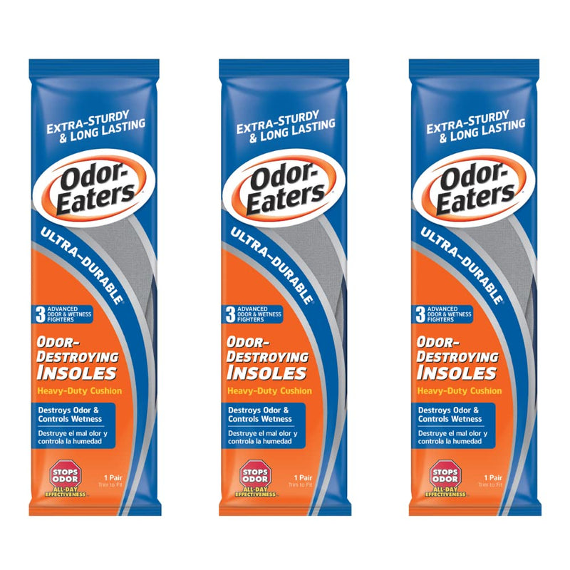 [Australia] - Odor Eaters Insoles Ultra-Durable (3 Pack) 3 Pair (Pack of 6) 