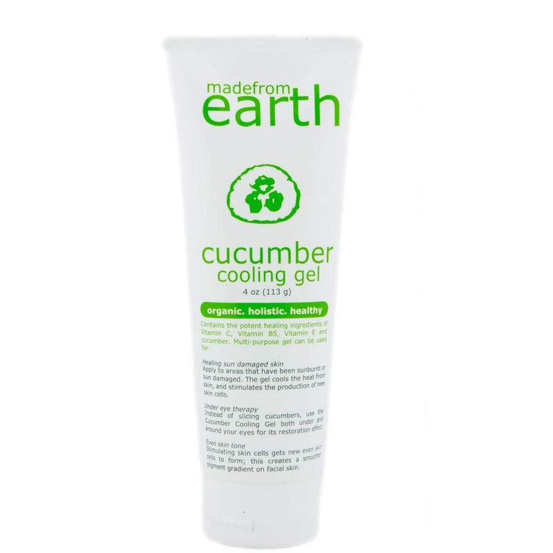 [Australia] - Made from Earth Cucumber Cooling Gel - Organic Cucumber, Aloe Vera and Vitamin C 