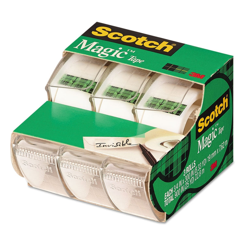 [Australia] - Scotch Brand Learning Resources MMM3105 Scotch Magic Tape 3/4 Inch X 300 Inches 3 ea, Translucent (55) 3 Pack 