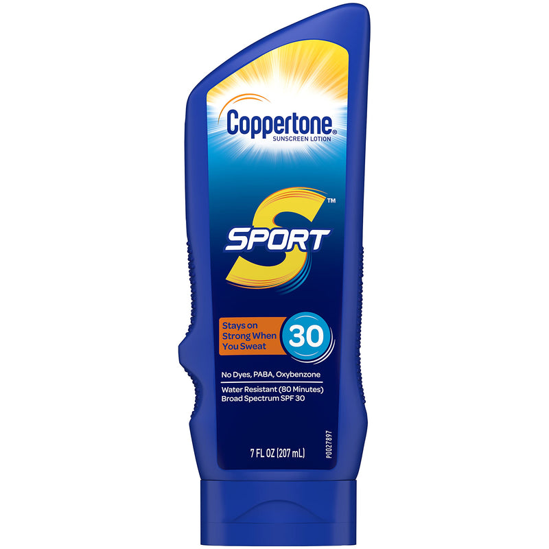 [Australia] - Coppertone SPORT SPF 30 Sunscreen Lotion, Sport Sunscreen, Water Resistant, Broad Spectrum UVA/UVB Protection,  SPF 30, (7 fl. oz.) 