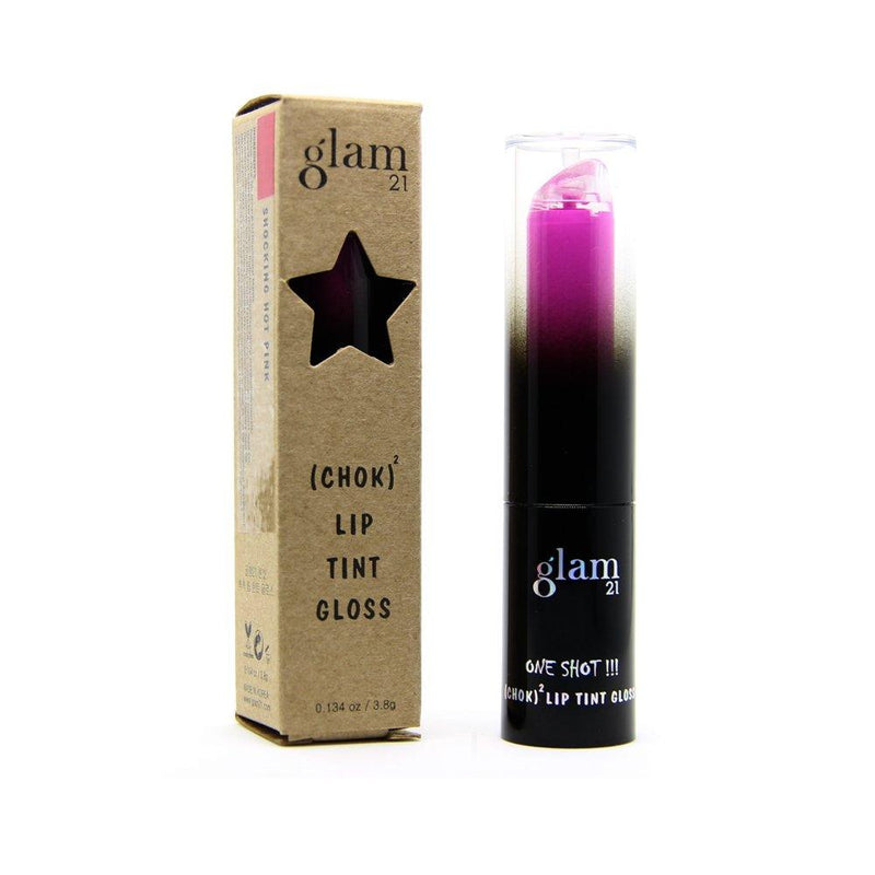 [Australia] - glam21 Chokchok Lip Tint Gloss, Shocking Hot Pink 