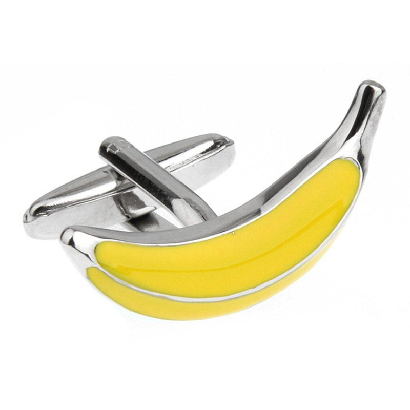 [Australia] - 3D Bananas Cufflinks Banana Fruit Cuff Links 