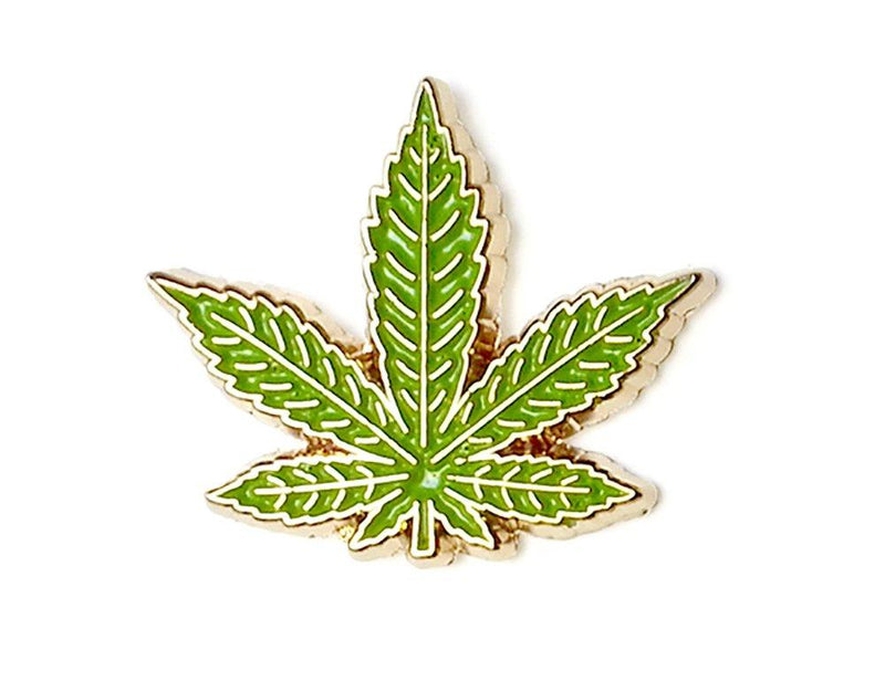 [Australia] - Marijuana Leaf Enamel Lapel Pin 